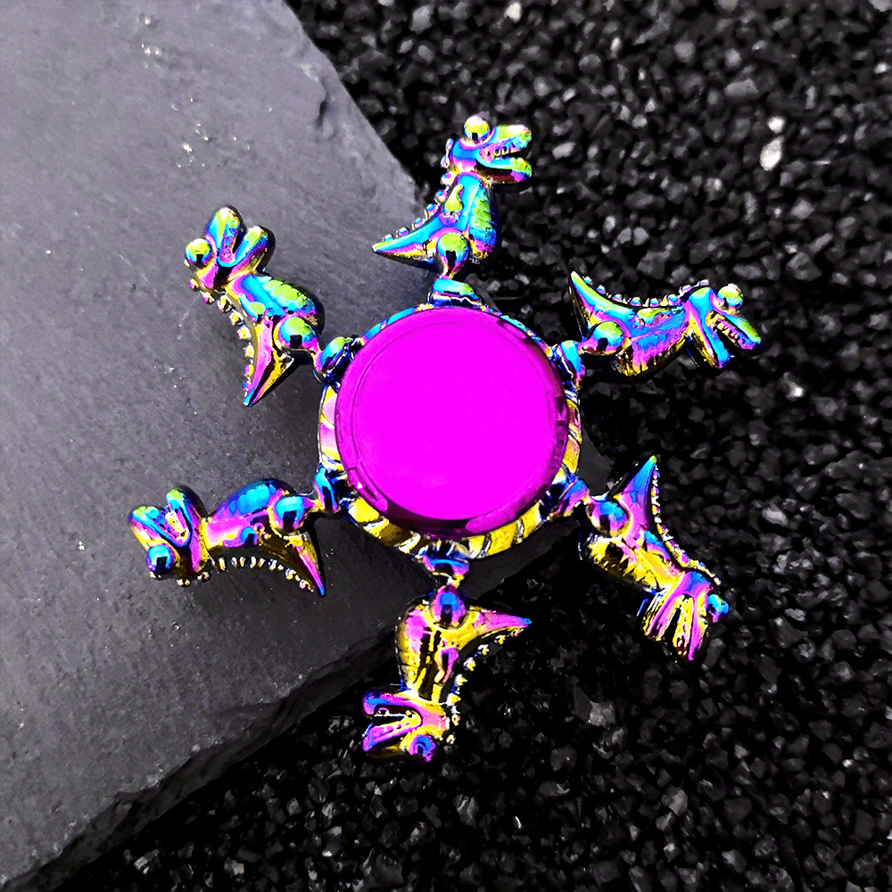Dinosaur Fidget Spinner Metal Alloy Toy