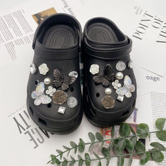 20Pcs Butterfly Shoe Charms For Clogs Garden Shoes DIY Decoration