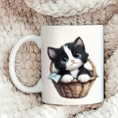 20pcs Mug Decoration Stickers Flower Cat Theme for Mugs Coffee Cups DIY