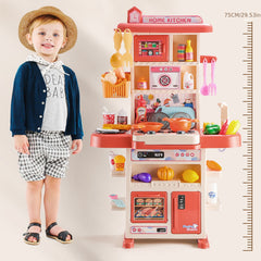 43pcs Pretend Play Kitchen Toys Cooking & Rice Cooking Set