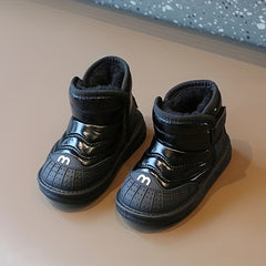 Girl's Cozy Snow Boots Warm High Top Plush Lined Trekking Shoes Winter
