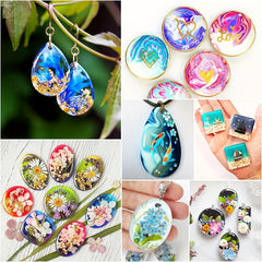 38-Grid Pendant Silicone Molds for Jewelry Resin DIY