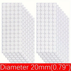 200pcs Adhesive Hook and Loop Points 15mm/20mm Diameter