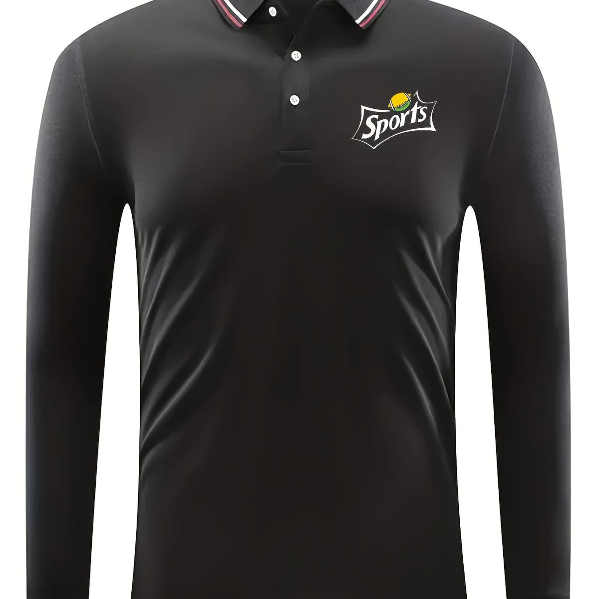 Men's Sports Pattern Long Sleeve Shirt