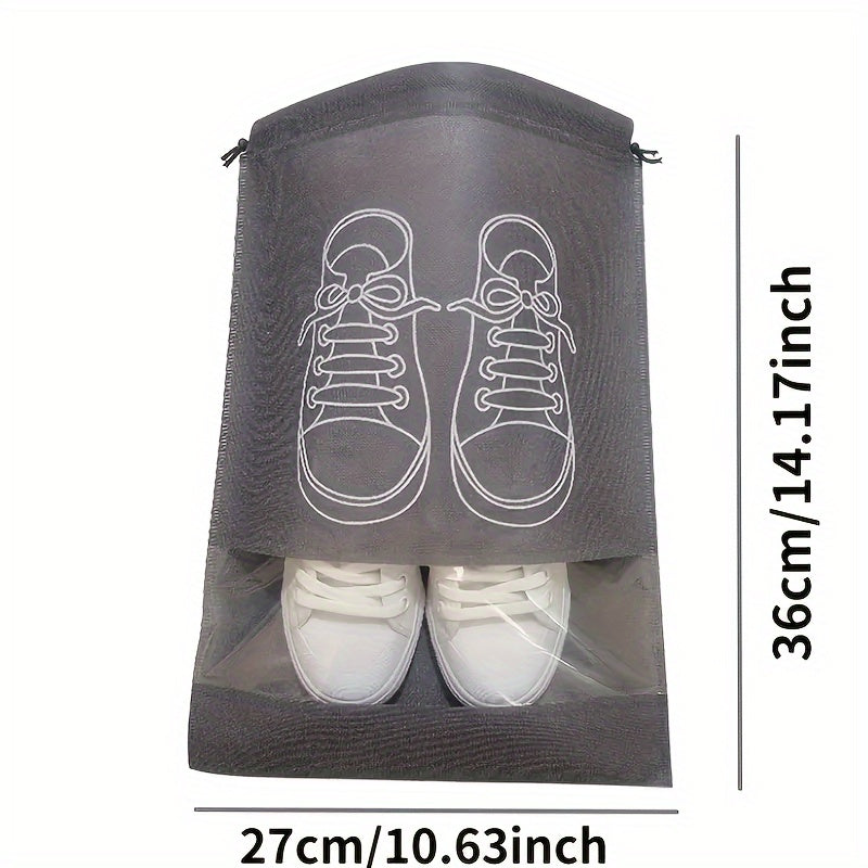10pcs Shoes Storage Bags Portable Waterproof Hanging Bags