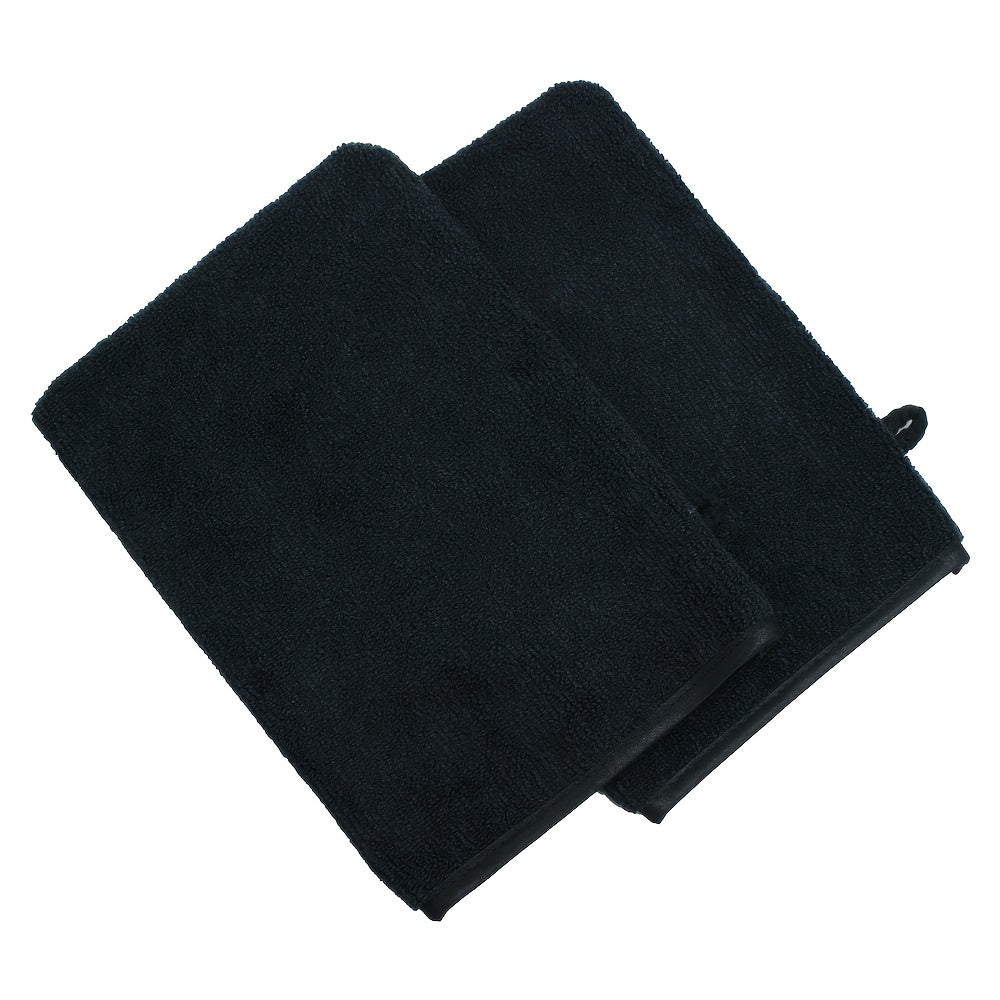 2 Pcs Makeup Remover Gloves Flannel Body Wash Mitts
