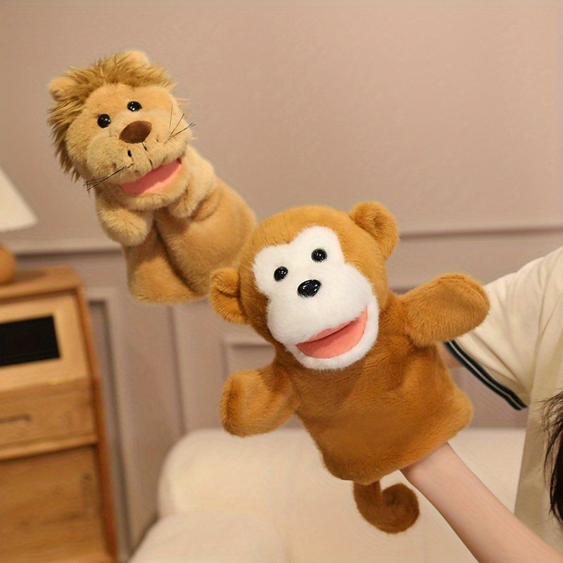 Adorable Lion Hand Puppet - Interactive Monkey Plush Toy