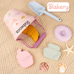 Silicone Beach Bathroom Travel Toys Set for Kids