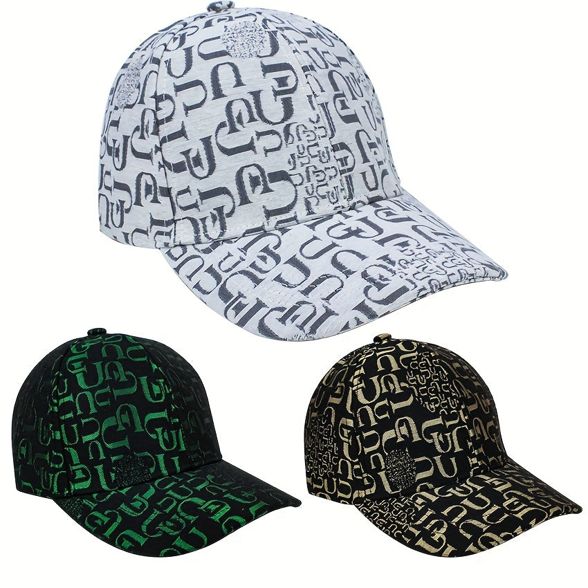 Stylish Graffiti Baseball Cap Sun Visor for Men and Women