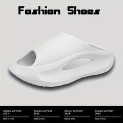 Men's Non Slip Platform Slides Soft Sole Cloud Slides Indoor Outdoor