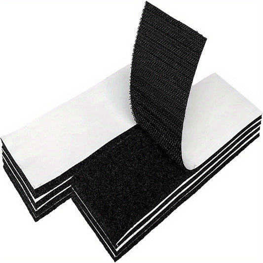 6 Pairs 2 3 9 Inch 5 Hook Loop Strips Adhesive Strong Fasten Mounting Tape