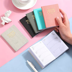 A7 Daily Planner Notebook 60 Sheets English Schedule Book
