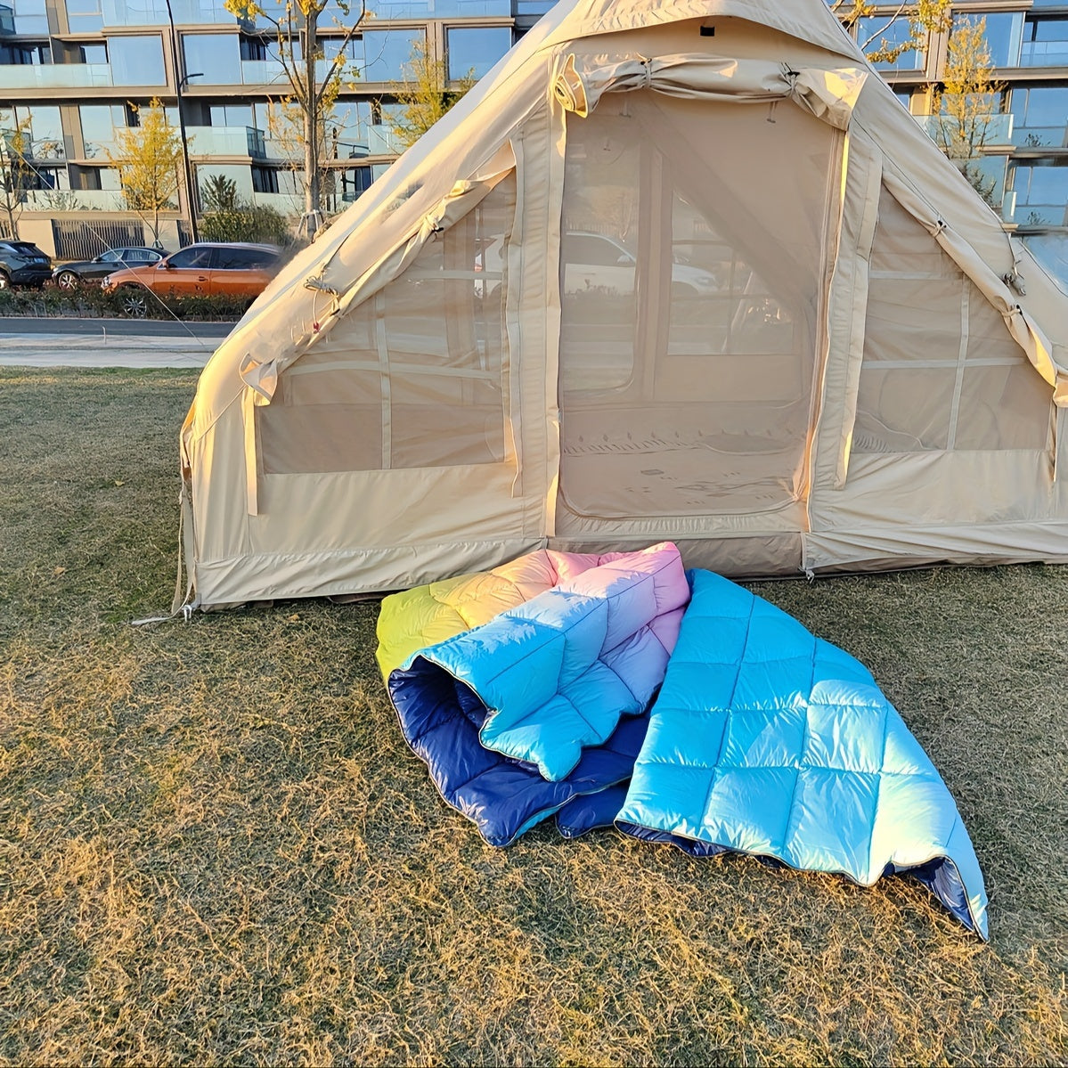 Waterproof Camping Blanket Warm Puffy Outdoor Lightweight Quilt