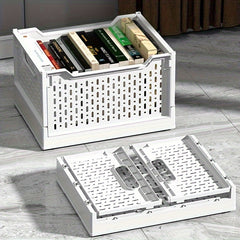 1PC Plastic Storage Basket Dormitory Toy Clothing Folding Box