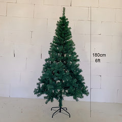 6ft Artificial Christmas Tree w/ Metal Hinge & Folding Base - Easy Assembly