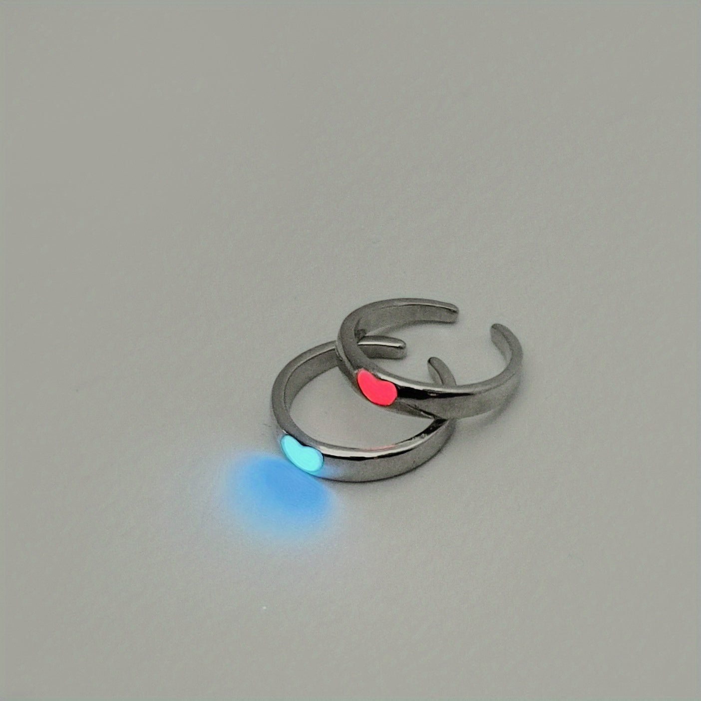Luminous Ring Live Mouth Adjustable Unisex Ring