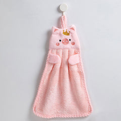 Microfiber Little Pig Hand Towel Absorbent Kitchen Towel