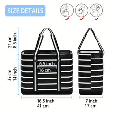 Women's Large Capacity Tote Bag Lightweight Versatile Beach Bag