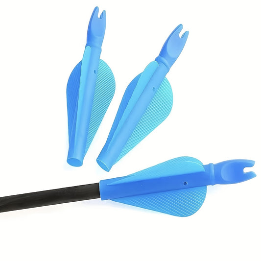 10pcs Arrow Nocks & Fletches for 7/8/8mm Arrow Shafts