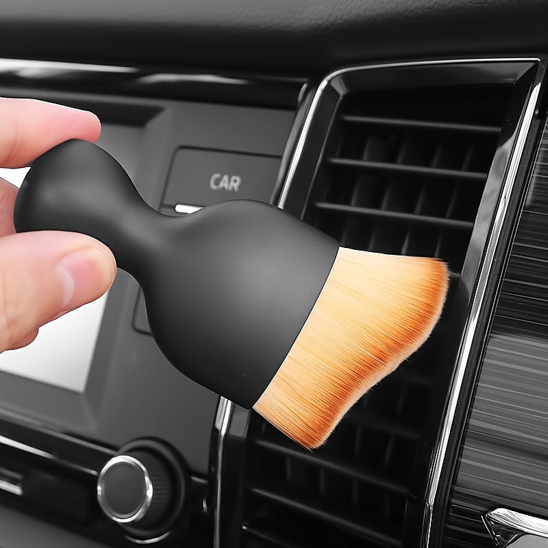 Car Interior Dust Brush Short Fleece Cleaning Brush