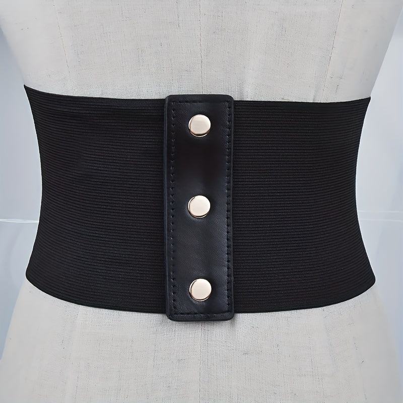 Heart Elastic Cinch Waist Belt Shirt Accessory