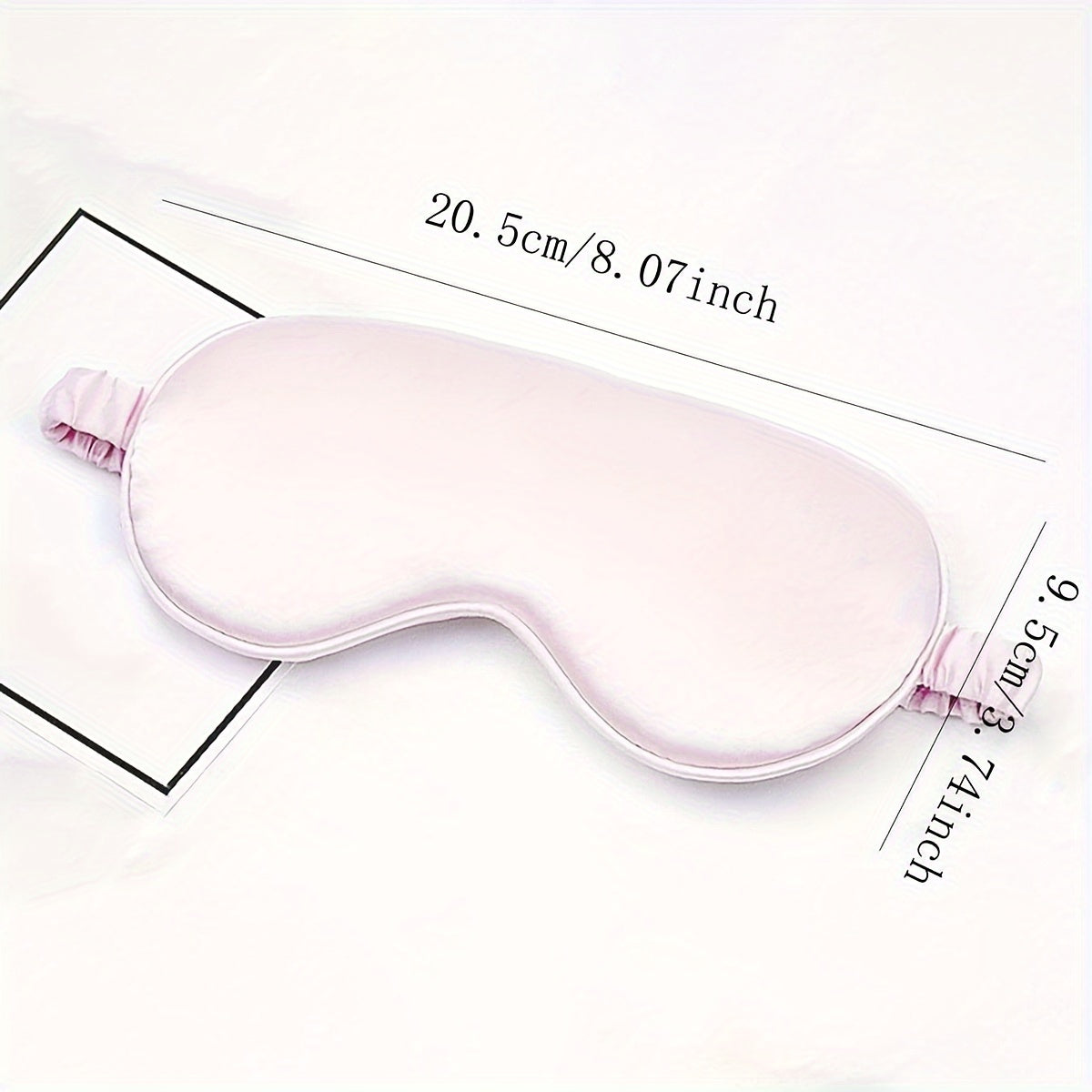 Double Sided Solid Eye Mask Elastic Travel Mask Lightweight Eye Cover