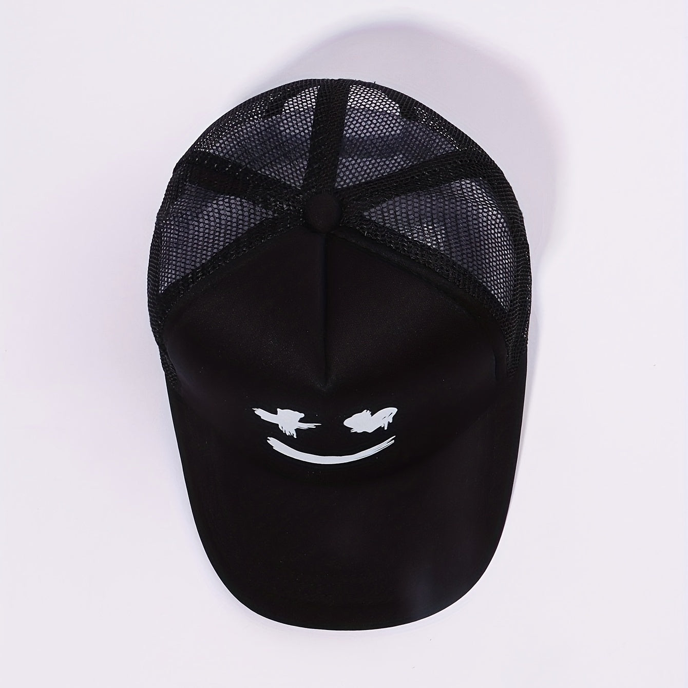 Smiling Face Baseball Cap Trucker Hat Unisex Adjustable Dad Hats