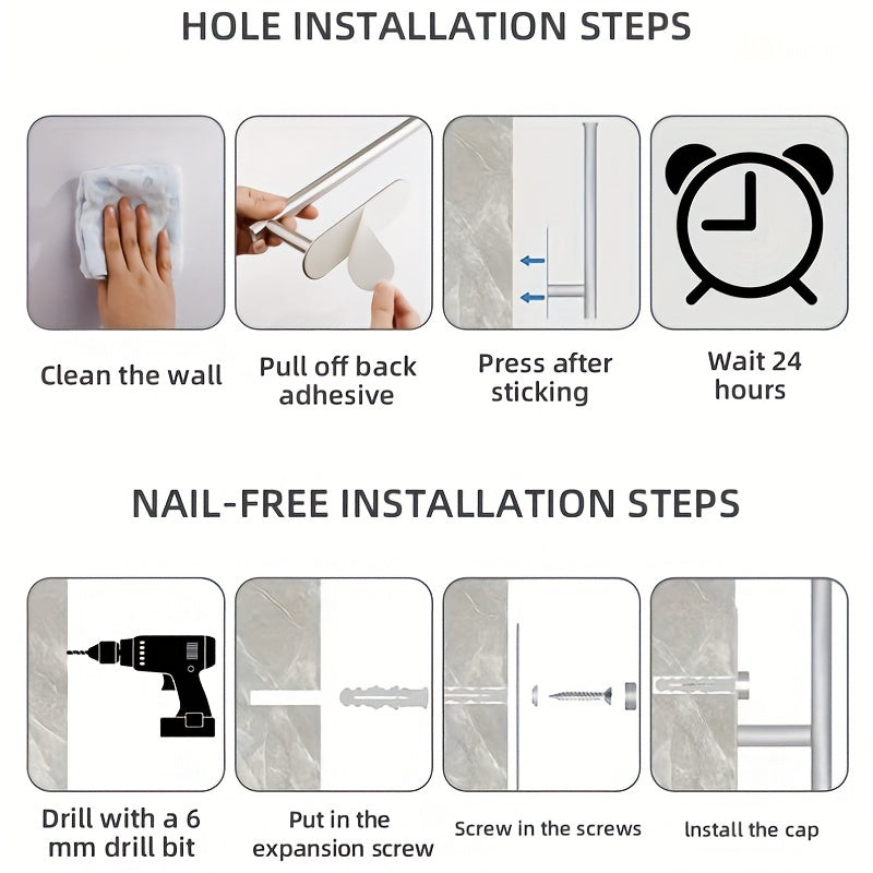 Stainless Steel Paper Towel Holder Under Cabinet