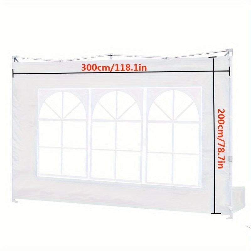 Sunshade Curtain for 25 Pop up Canopy