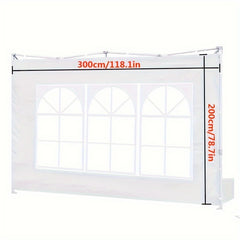 Sunshade Curtain for 25 Pop up Canopy