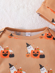 Cute Cartoon Long Sleeve Bodysuit for Babies