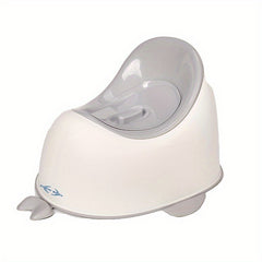 Adorable Whale Pattern Backrest Toilet for Kids