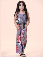 Girls Boho Style Cami Jumpsuit for Summer Music