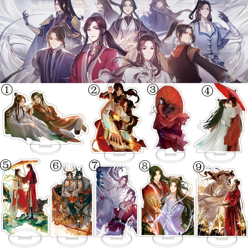 5 9inch Standing Figure Acrylic Stand Anime Desk Decor Double Sided Printed