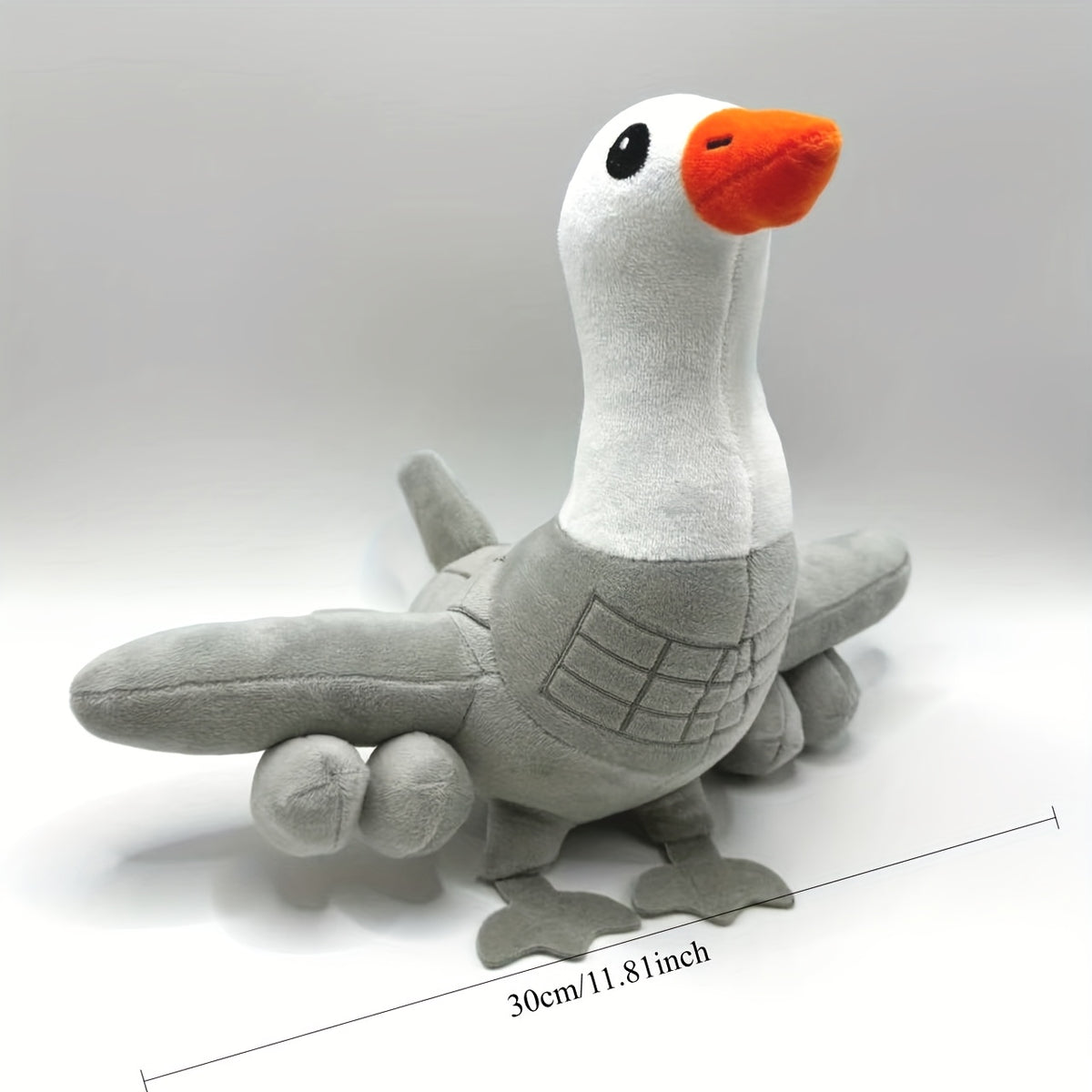 Guzini Tung Tung Sahur Plush Airplane Doll