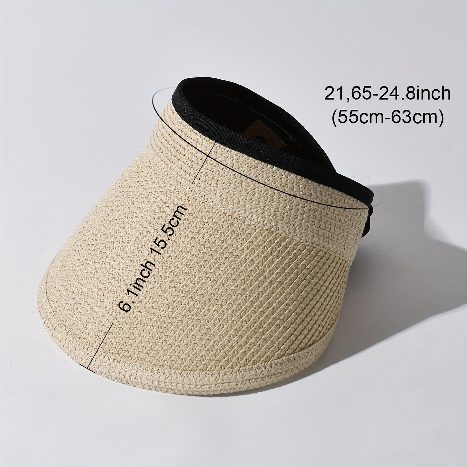 Sun Straw Hats Sun Visor Wide Brim Beach Hat Summer Packa