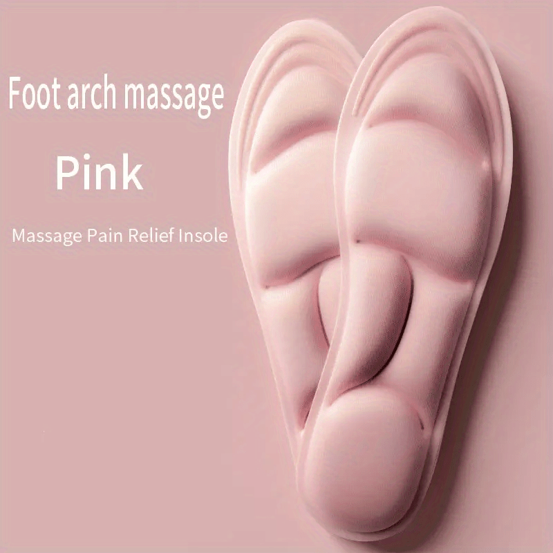 5D Shock Absorbing Sports Insole Memory Foam Shoe Pads