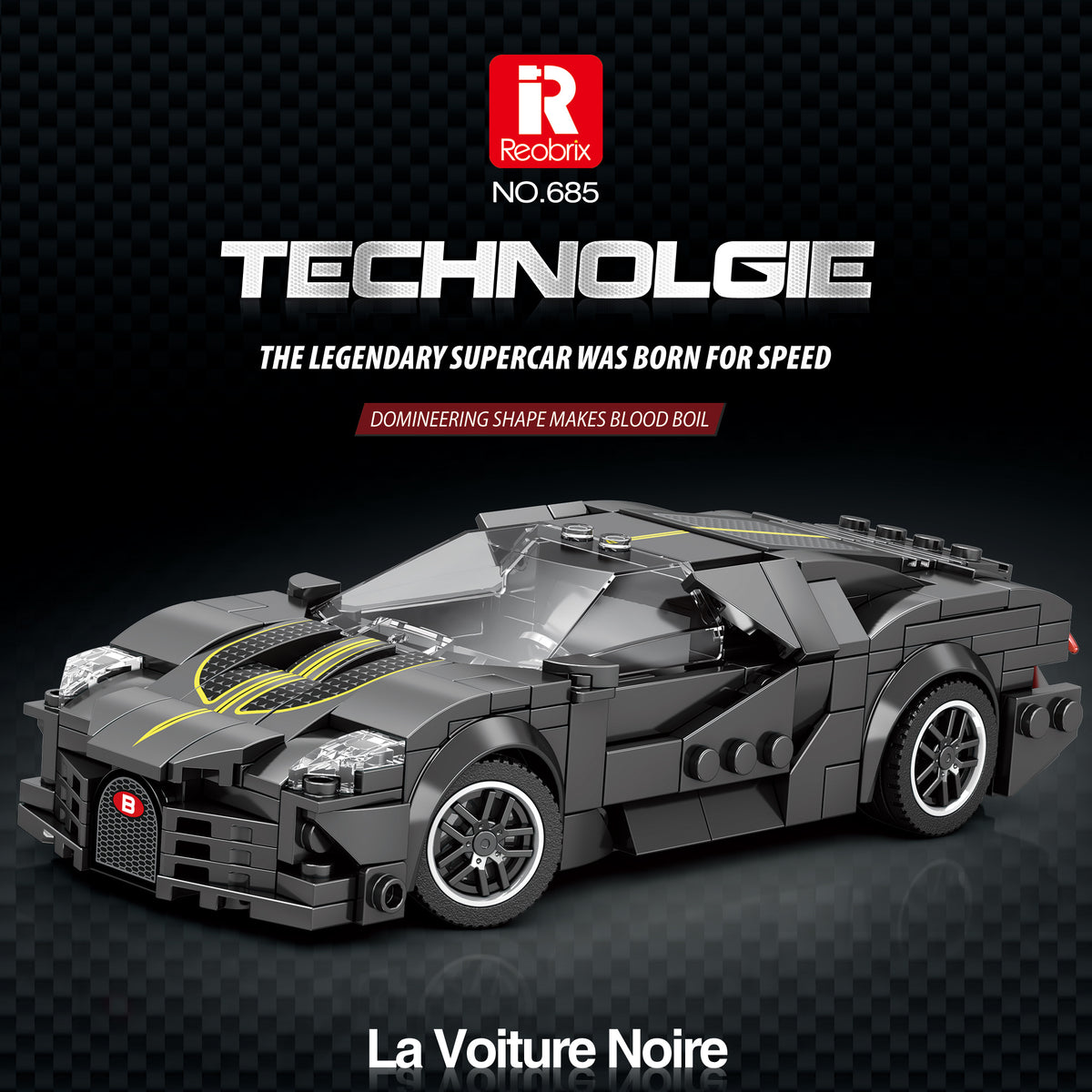 Reobrix Racing Inspired Building Block Toy for Kids