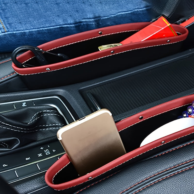 Car Organizer Storage Bag PU Leather Car Accessories
