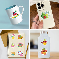 48pcs Graffiti Stickers for DIY Projects, Water Cups, Mobile Phones