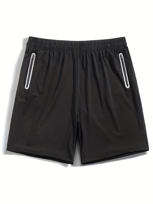 Men's Side Zip Pockets Running Shorts