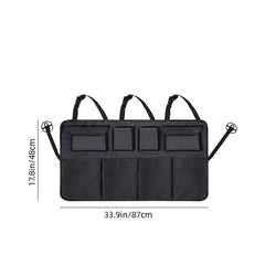 Car Trunk Storage Bag Rear Seat Back Storage Bag Net Pocket Organizer