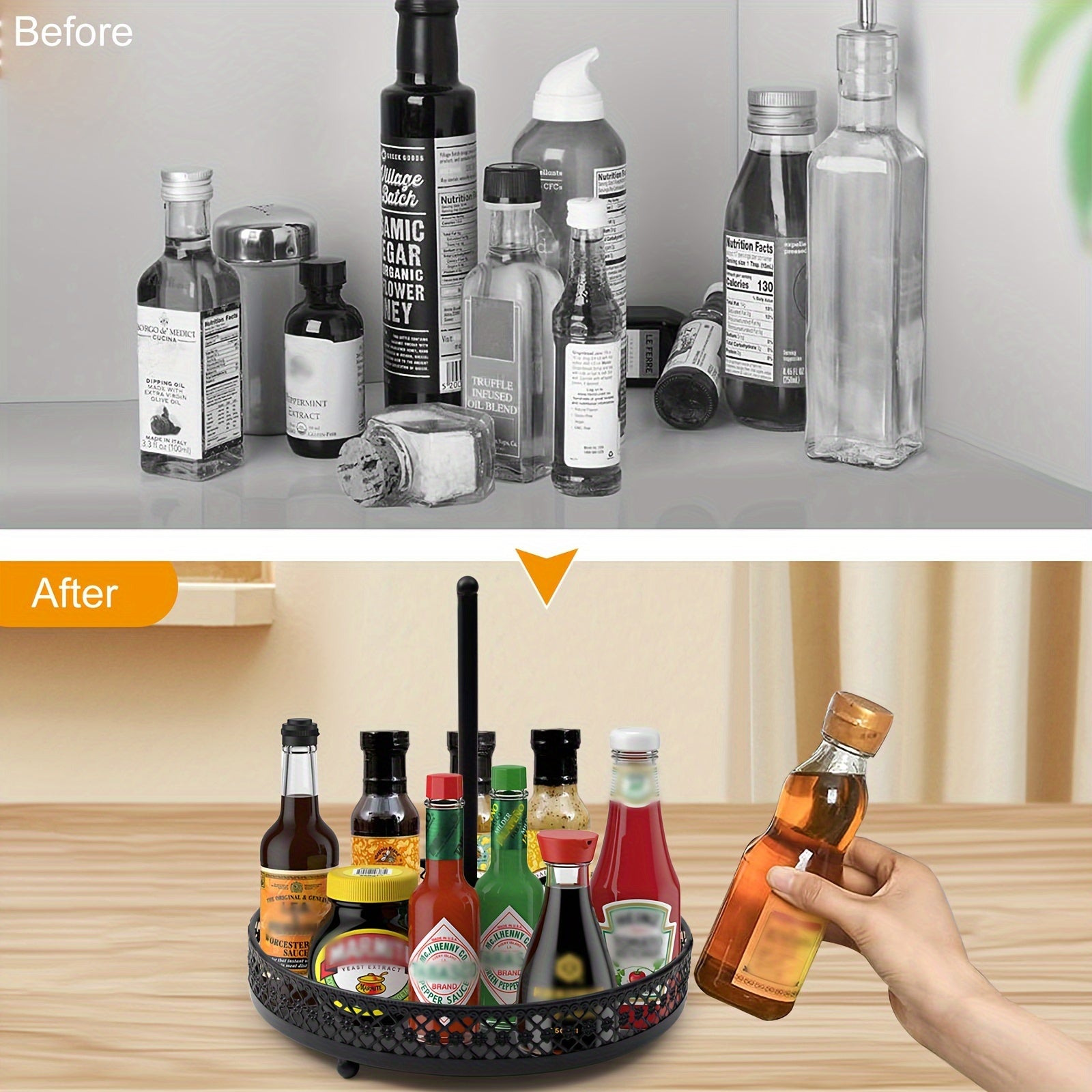 1pc Lazy Susan Organizer 30 Lazy Susan Turntable For Cabinet Turntable Organizer