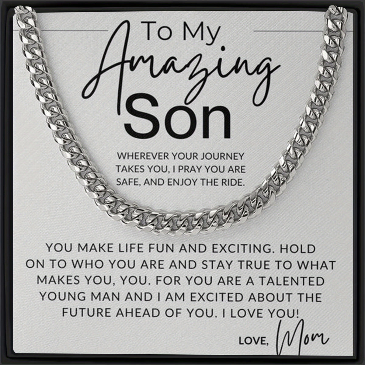 Cuban Chain Pendant Necklace Minimalist Cuba Necklaces Gift Boys
