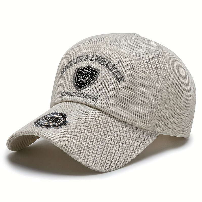 Embroidered SINCE1998 Men's Breathable Mesh Sun Protection Baseball Cap