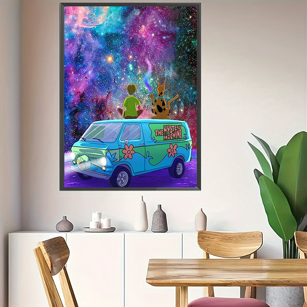 Cartoon Car Pattern Canvas Painting Poster Print Home Wall Decoration Art