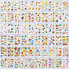 2100 Styles 168 Sheets Temporary Tattoos For Kids