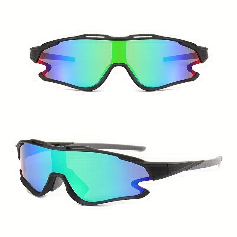 Men's Colorful Cycling Sports Sunglasses with Case & Cloth