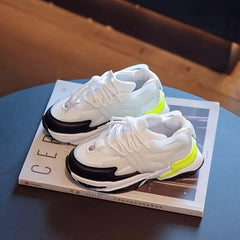 JIAGEYA Boy's Chunky Shoes for Kids Outdoor Activities