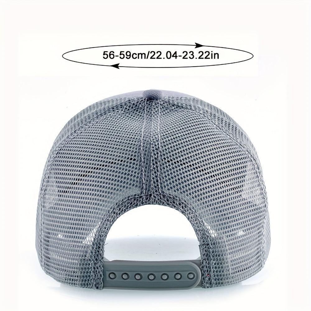 Scorpion Embroidered Baseball Cap Mesh Trucker Snapback Cap
